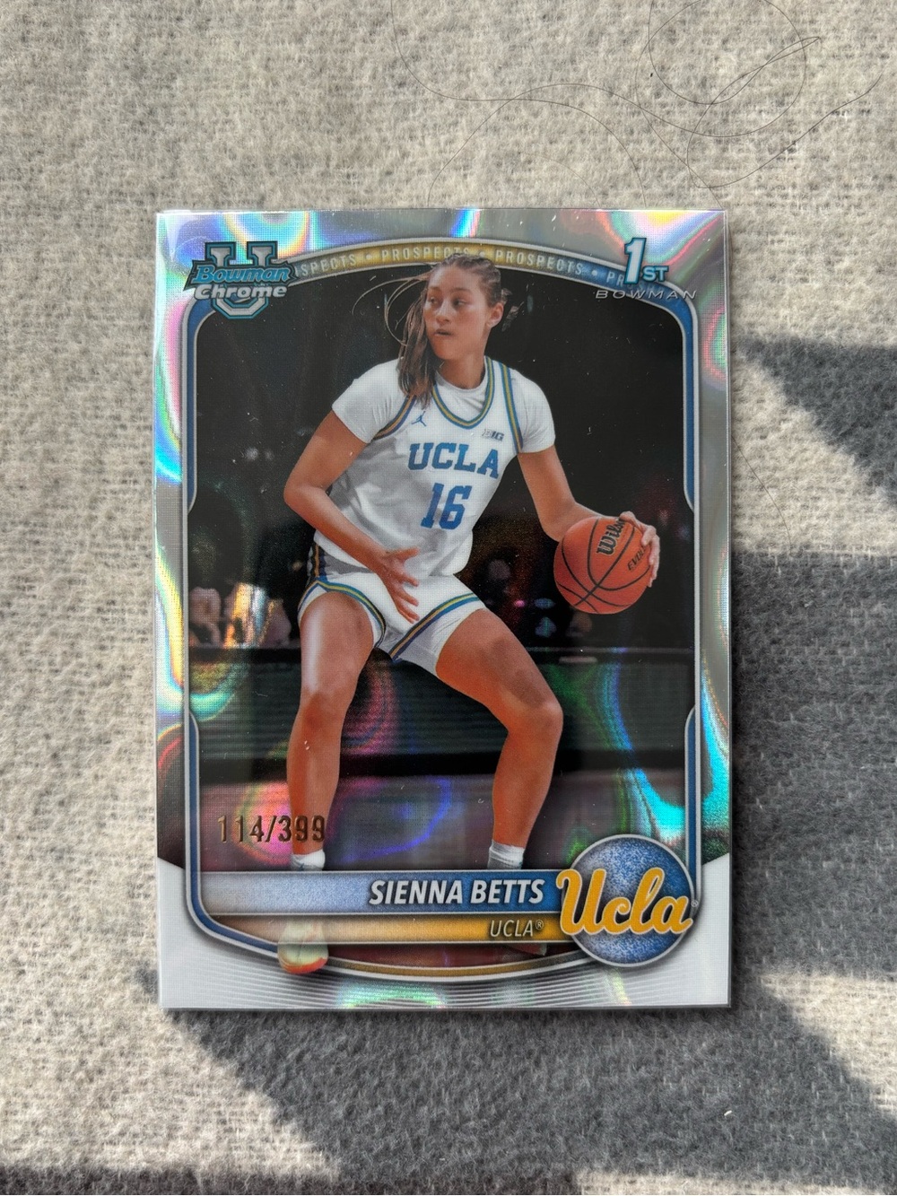 Sienna Betts UCLA #16 Bowman Chrome Rookie Card